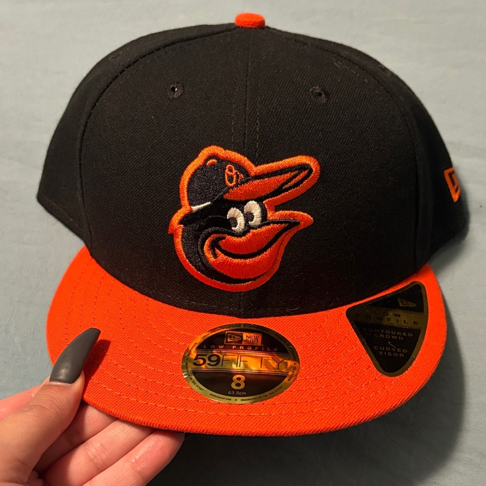 New Era Black and Orange Hat